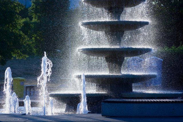 Piła - fontanna na wyspie Krzysztof Tollas #317418