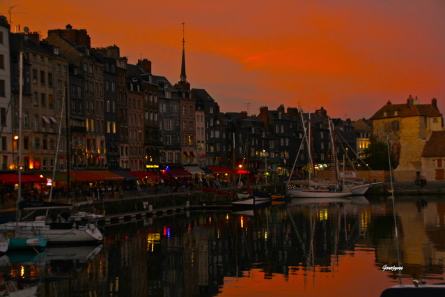 HONFLEUR fin de journée Genejyves #288051
