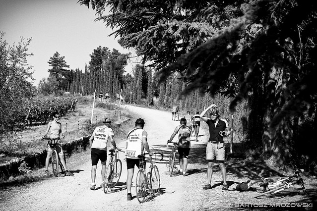L'Eroica Zdjęcia zrobione podczas ''wyścigu'' zabytkowych rowerów