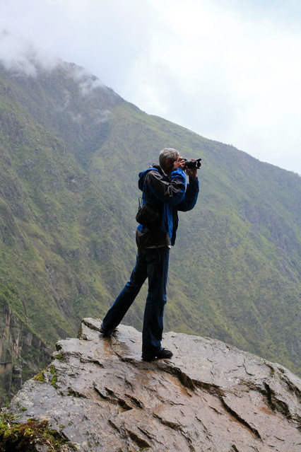 Przy starym moście inków. Machupicchu. Peru. Piotr Schmidt
