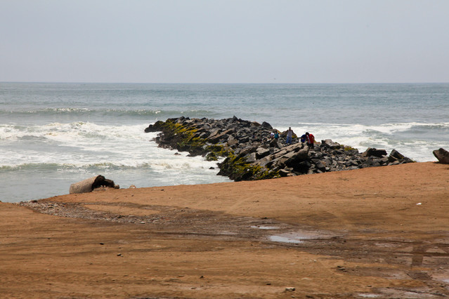 Restauracja nad brzegiem Pacyfiku. Lima, Peru. Piotr Schmidt